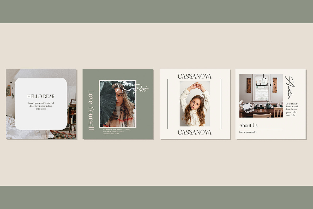 AUNTM INSTAGRAM TEMPLATE, a Social Media Template by Compaq_Creative (Photo 3 of 14)