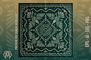 Vintage Pattern Bandana, a Pattern Graphic by Krizvector Artwork Shop (Thumbnail 5 of 5)