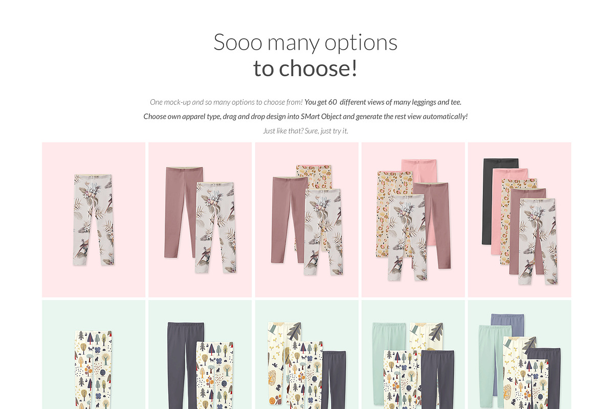 Baby Leggings 30x Mock-ups Bundle, a Bottom Mockup by Mocca Mockups Store (Photo 3 of 8)