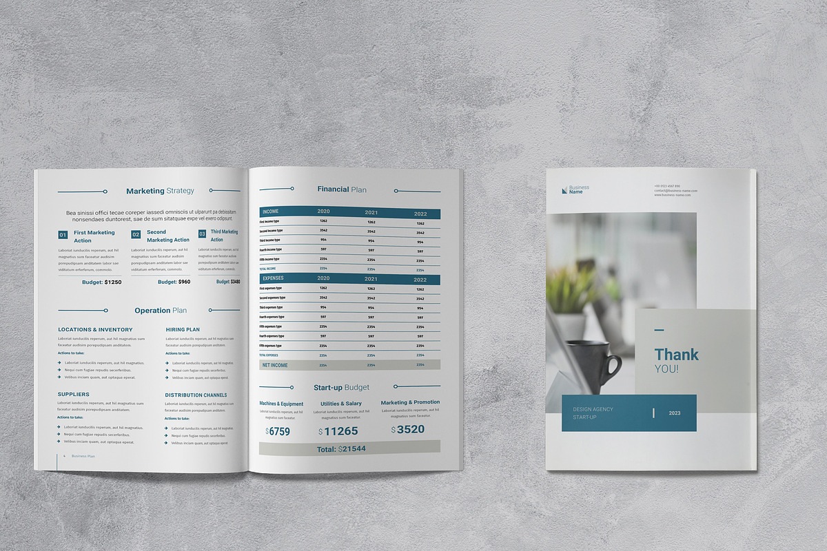 Business Plan Brochure, a Brochure Template by Sabin (Photo 4 of 6)