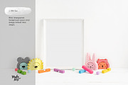 8x10 Nursery Frame Mockup, a Print Template by Make Beautiful Things (Thumbnail 4 of 6)