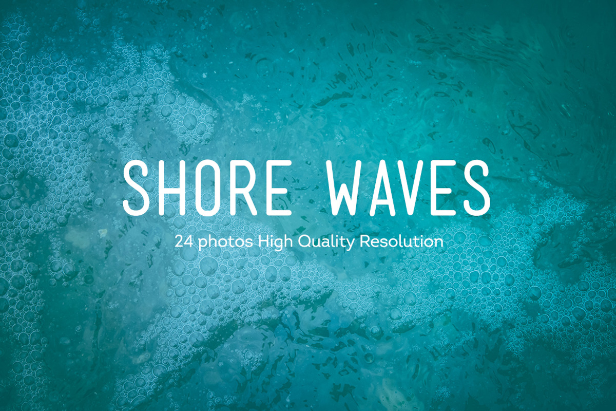 24 Shore Waves Photos HQ | V4, a Texture Graphic by Zoomin Istanbul (Photo 1 of 5)