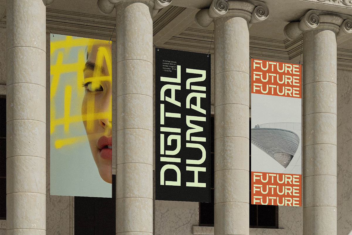 Techetic Human Futuristic Font, a Sans Serif Font by timelesstype.co (Photo 9 of 20)