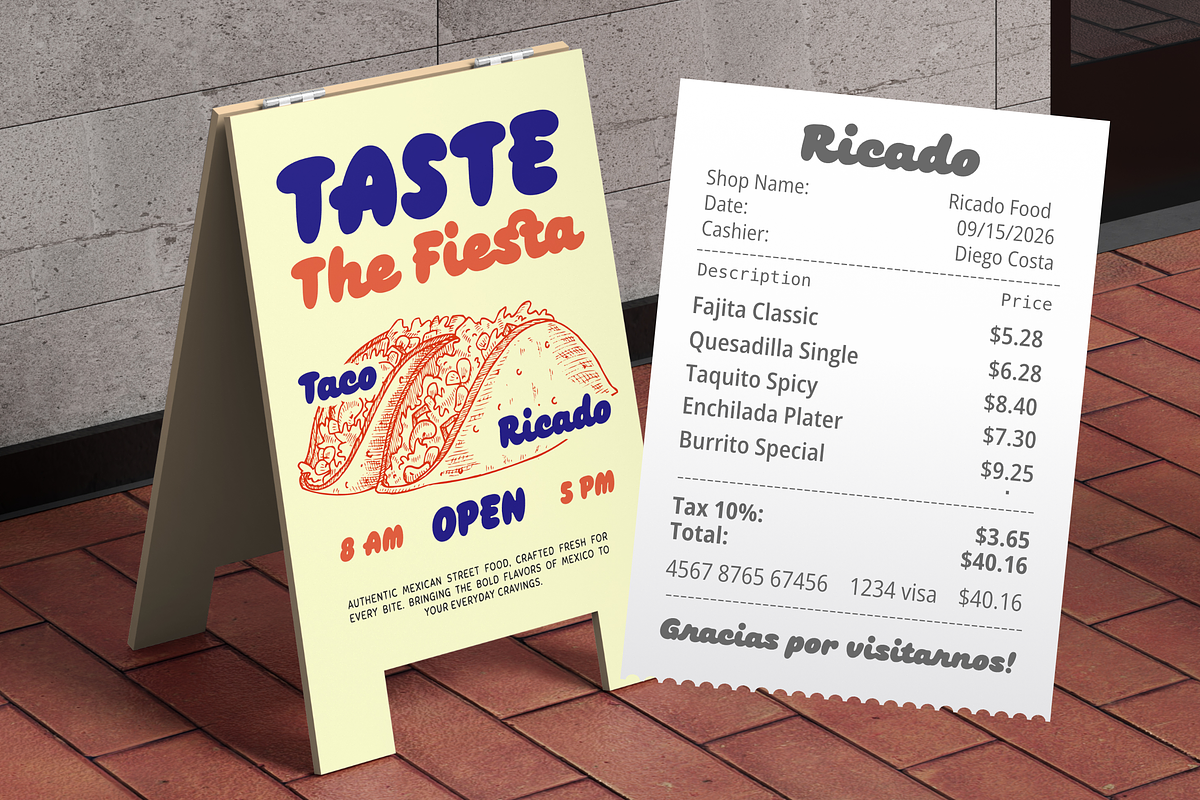Munchero - Bold Retro Bodega Script, a Script Font by Typia Nesia (Photo 6 of 11)