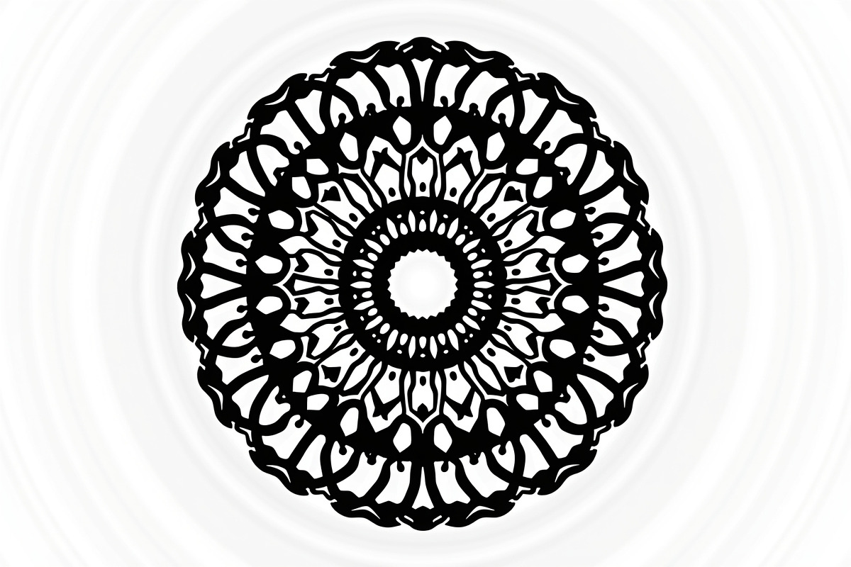 Elegant Mandala Silhouette Bundle, an Illustration by BIPLOB EXPERT (Photo 3 of 21)