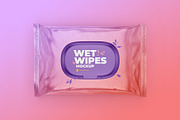 Wet Wipes with Cap mockup, a Cups & Container Mockup by easymock (Thumbnail 4 of 8)
