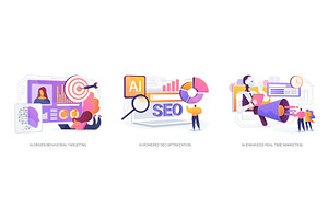 AI for marketing teams abstract, a Technology Illustration by Visual Generation