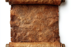 Ancient scroll parchment paper textu, a Photo by Pixeness Studio