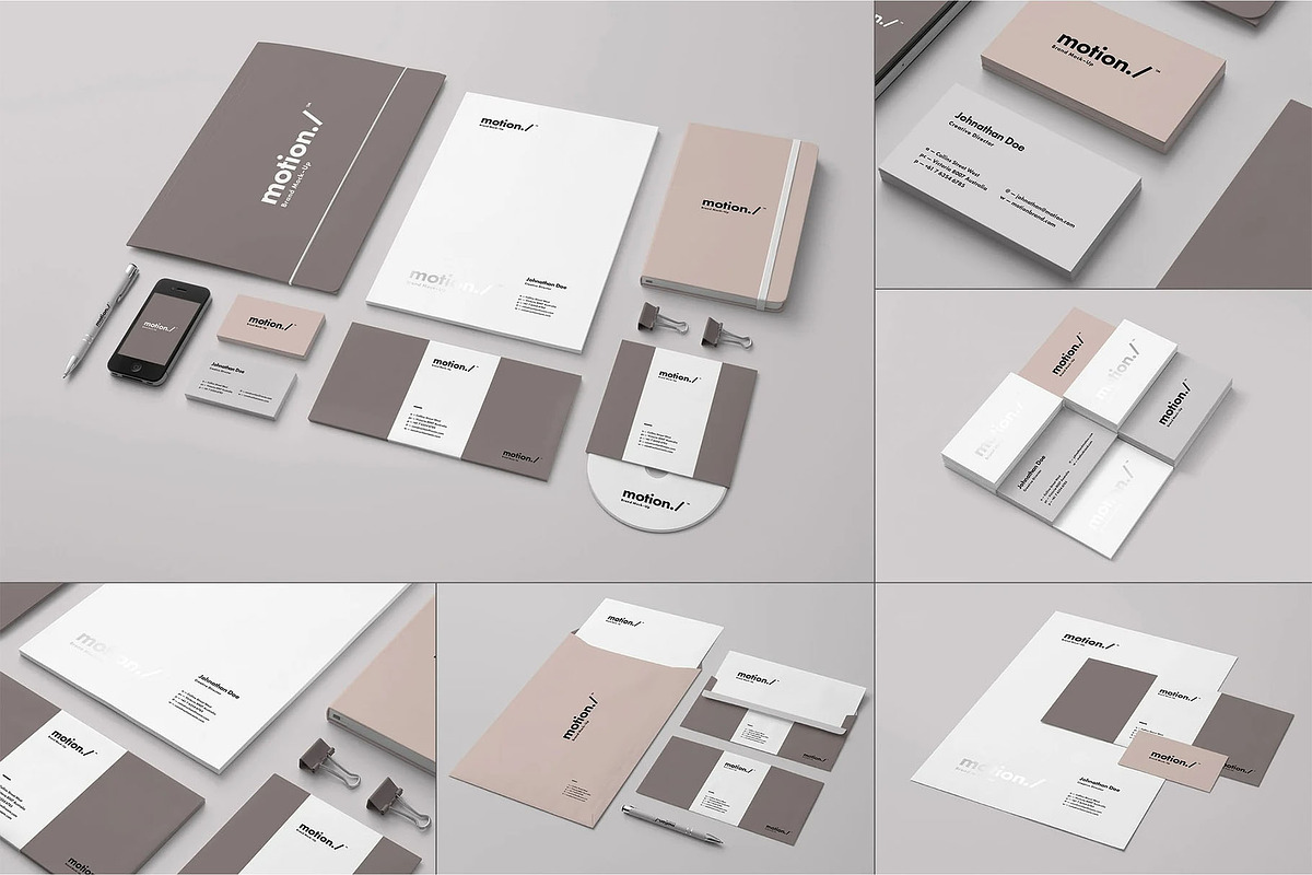Branding / Identity Mock-up, an Advertising Mockup by zippypixelstudio (Photo 1 of 10)