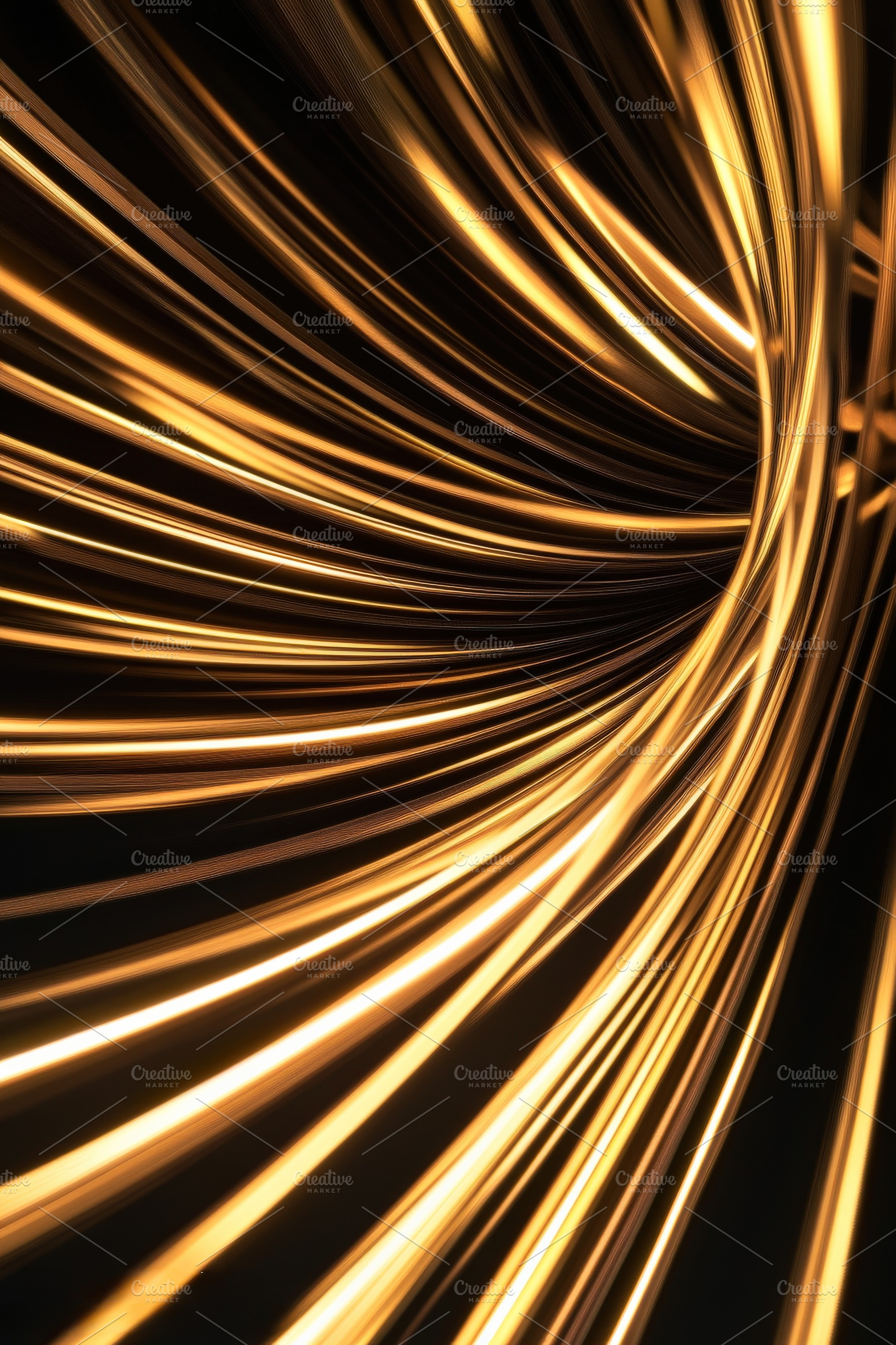 Abstract Golden Light Rays & Sparkle, a Background Photo by Virgo Studio