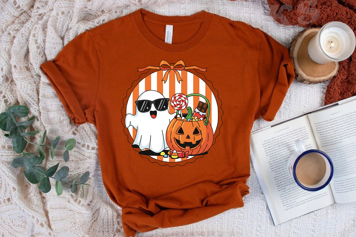 Halloween Ghost Treat Hand-Drawn Fra, an Illustration by Libby Wishes (Photo 6 of 6)