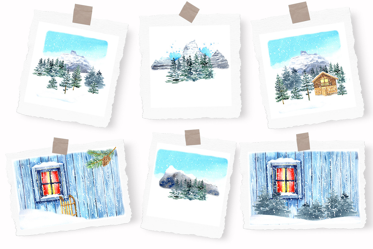 Winter Forest, an Animal Illustration by JennyColorArt (Photo 5 of 6)
