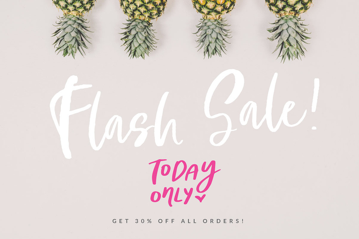 Pink Berries Script font + Extras preview 7