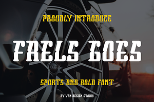 Faels Goes, a Slab Serif Font by Viswal Studio