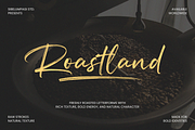 Roastland - Natural Brush Font, a Handwritten Font by Sibelumpagi Studio (Thumbnail 1 of 10)