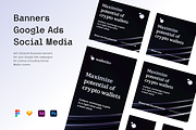 Crypto - Business Banners, an Advertising Mockup by Petr Bilek (Thumbnail 1 of 3)