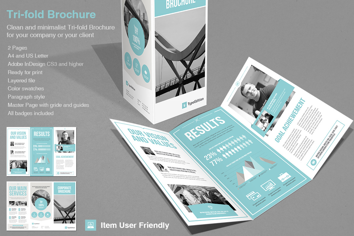 Tri-fold Corporate, a Brochure Template by TypoEdition (Photo 1 of 3)