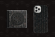 Nordic metal runes, a Pattern Graphic by Gudiny (Thumbnail 2 of 8)