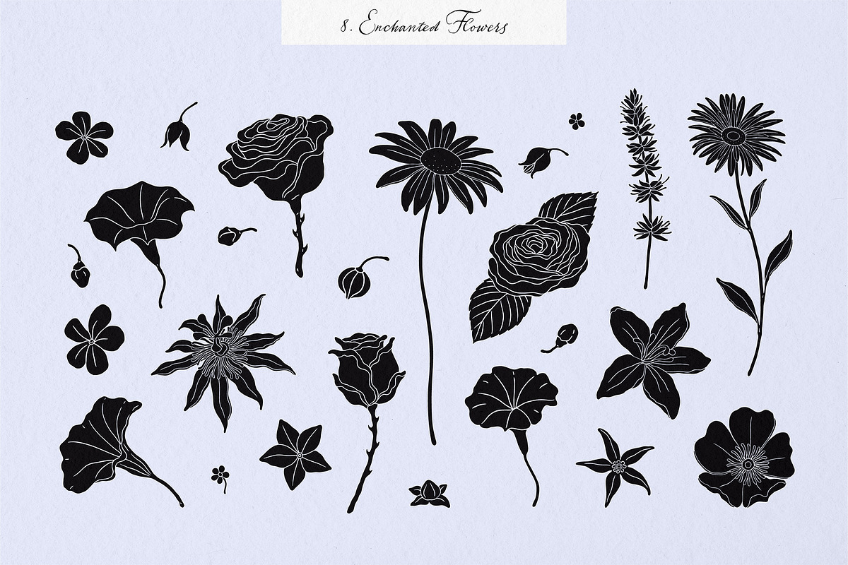 Enchanted Wonders 2 in 1 Graphic Set, a Decorative Illustration by rouxsupplyco (Photo 10 of 19)