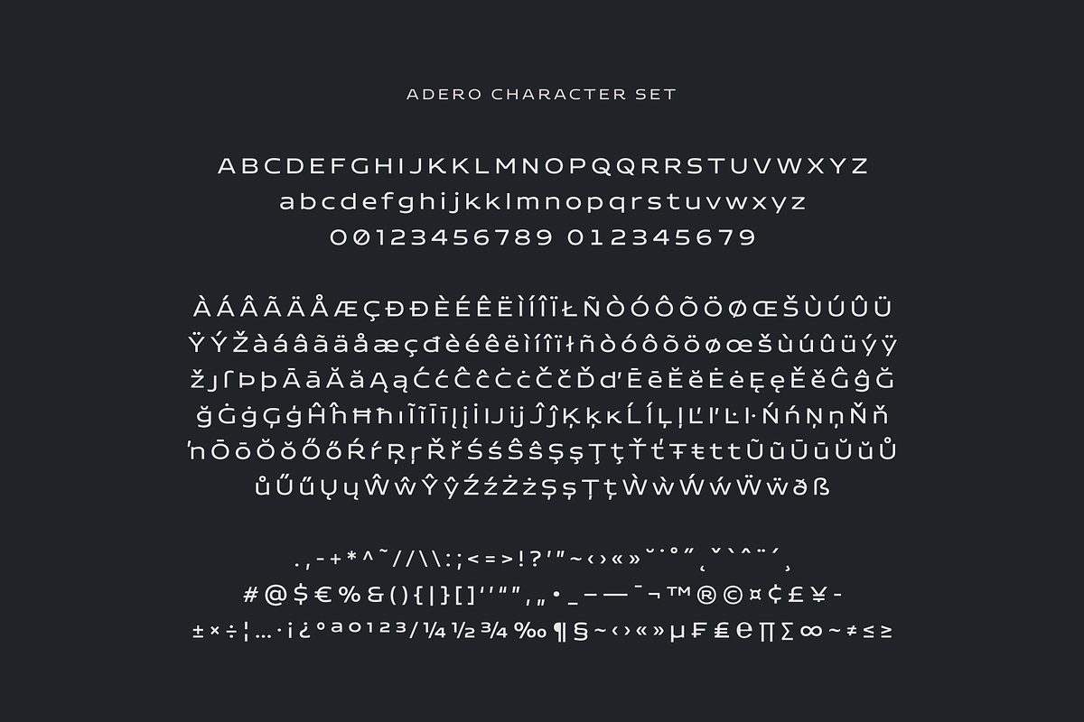 Adero, a Sans Serif Font by Eko Bimantara (Photo 10 of 11)