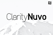 Clarity Nuvo - Clean Modern Typeface, a Sans Serif Font by Designova® (Thumbnail 1 of 9)
