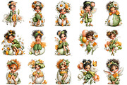 Whimsical Easter Fairy Clipart, an Illustration by OK Design (Thumbnail 2 of 6)
