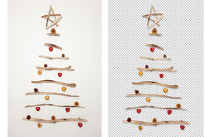 Driftwood Christmas tree