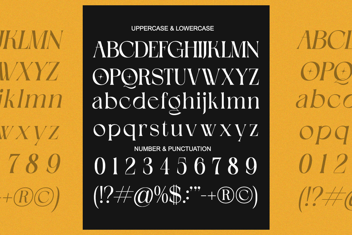 Rudgen - Modern Elegant Serif Font, a Serif Font by Qweera Studio (Photo 12 of 12)