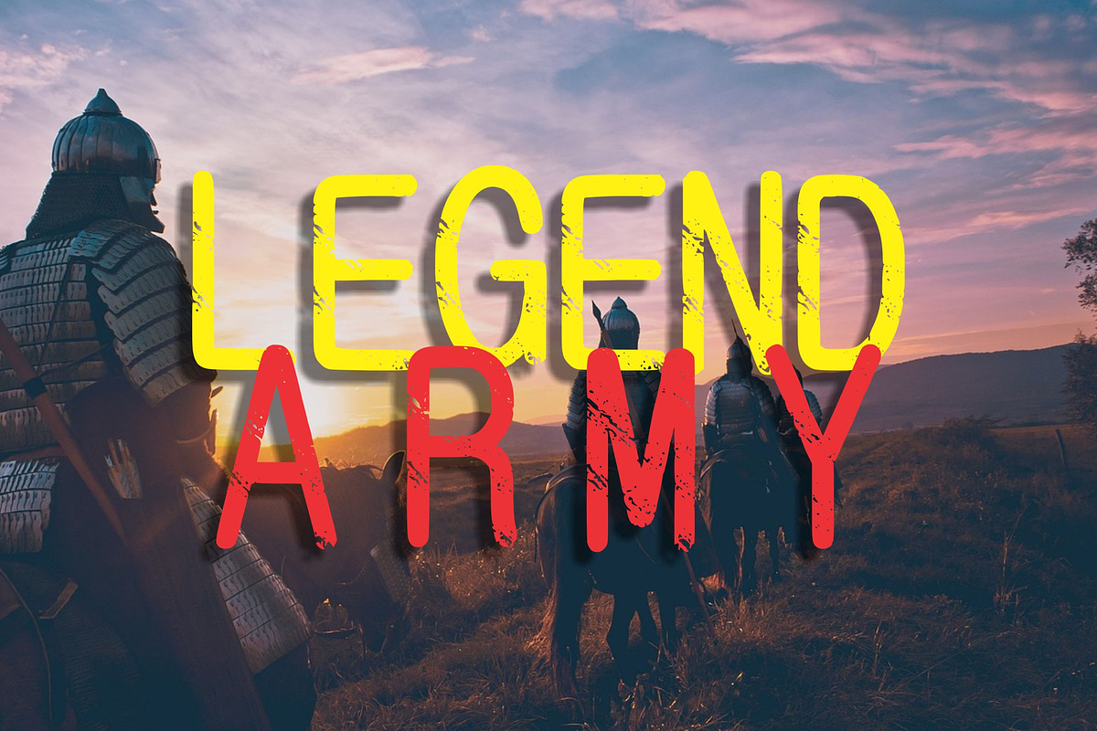 Defence War, a Font by Limited.studio (Photo 2 of 6)