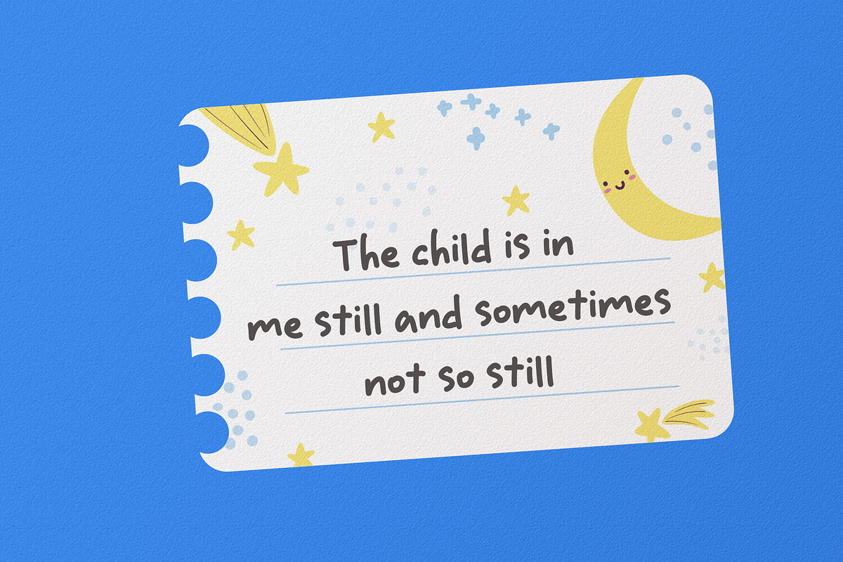 Kinchild - Handwritten Playful Font, a Handwritten Font by Kincrev Studio (Photo 7 of 7)