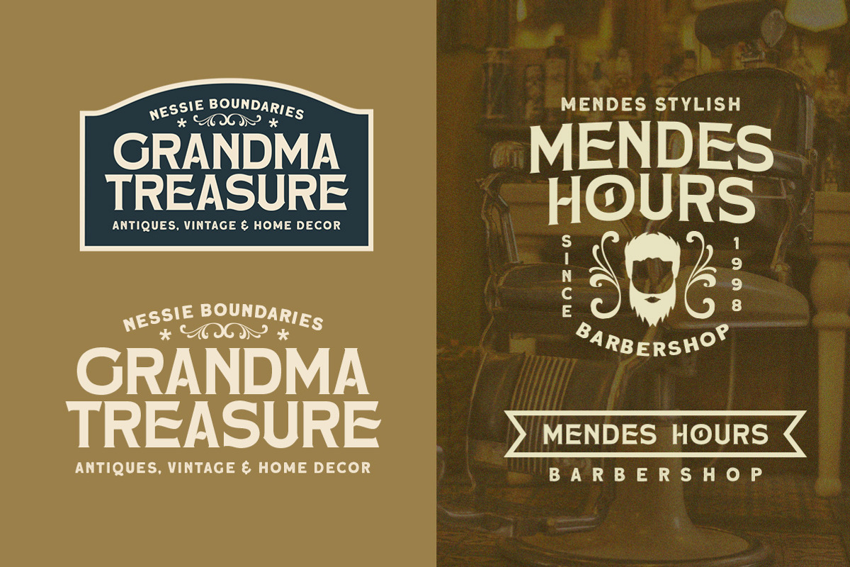 Antique Trove - Display Font, a Sans Serif Font by Letterhend Studio (Photo 4 of 9)
