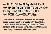 Round_Corner font, a Sans Serif Font by NicklancerShop (Thumbnail 2 of 2)