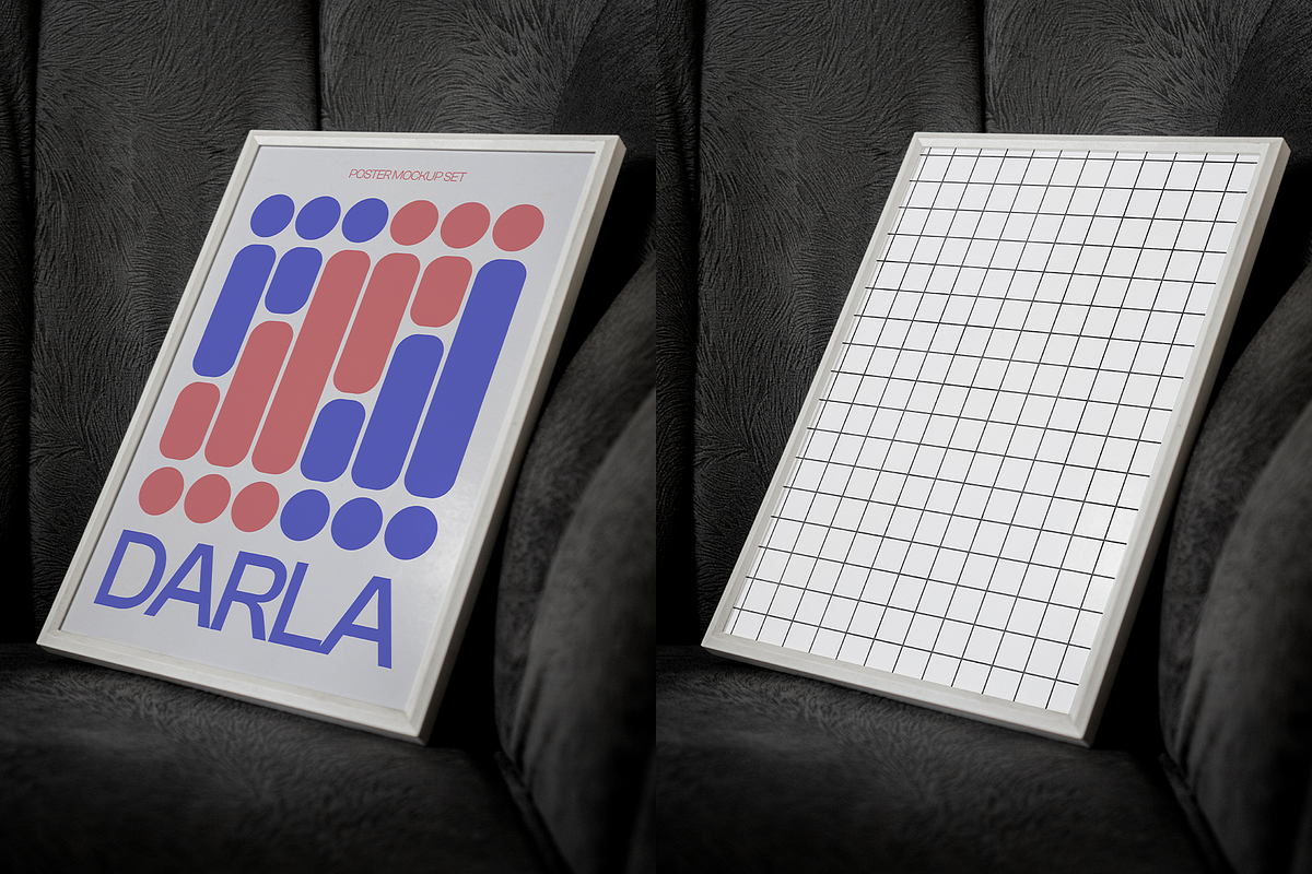 Framed Poster Mockup on Sofa, an Advertising Mockup by Mocktopia (Photo 11 of 12)