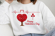 Happy Valentine’s Day Patch PNG, an Illustration by DreamArtGraphic (Thumbnail 2 of 4)
