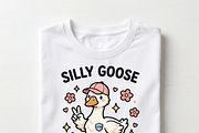 Silly Goose Club Member T-Shirt PNG, a Shirt Mockup by Vector Stall (Thumbnail 3 of 15)