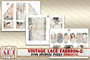 Lace fashion Junk Journal Kit part 2, a Person Illustration by CraftArtStory (Thumbnail 5 of 6)