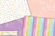 Pastel Watercolor Paper Pack, a Texture Graphic by Paper Day Printables (Thumbnail 2 of 4)