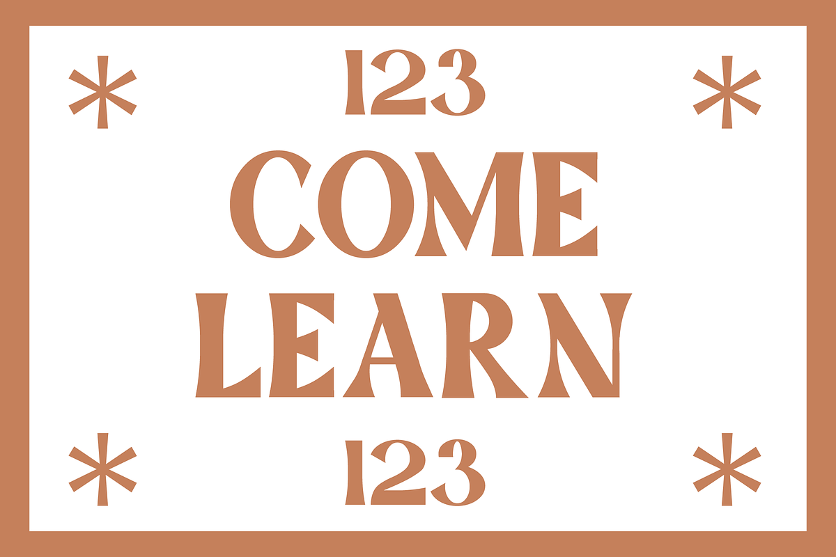 Sabar Dzikir Display Font, a Serif Font by Maryamtype Studio (Photo 4 of 15)
