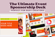 Event Sponsorship Proposal Deck, a Presentation Template by Templates by Carey (Thumbnail 1 of 5)