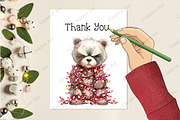 Whimsical Christmas Teddy With Light, an Illustration by Creative Art (Thumbnail 9 of 10)