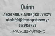 Quinn | A Bulky Sans Serif, a Sans Serif Font by Emalee Roth (Thumbnail 6 of 6)
