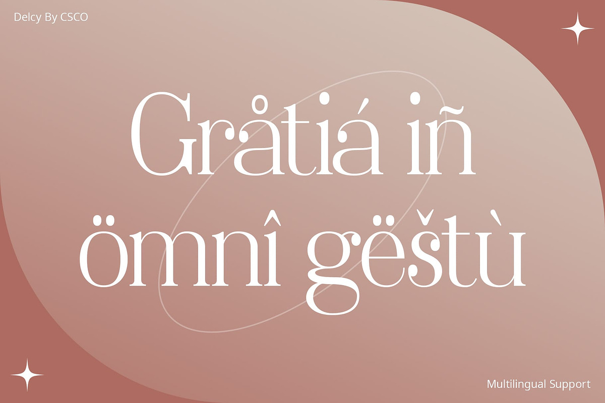 Delcy – Elegant Serif, a Font by Craft Supply Co. (Photo 3 of 8)