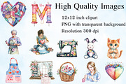 Mothers Day Sewing Clipart, an Illustration by Craft Nest (Thumbnail 2 of 5)