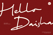 CS Daisha – Handwritten Script Font, a Script Font by Craft Supply Co. (Thumbnail 1 of 8)