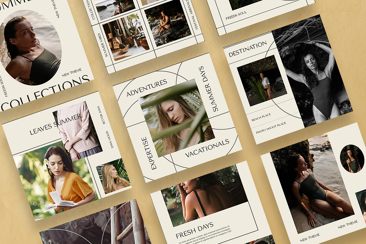 Hype Summer Instagram | Canva & PSD, a Social Media Template by Azruca (Photo 9 of 18)