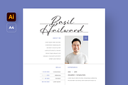 Resume With Handwriting Name, a Resume Template by Filip Studio (Thumbnail 3 of 4)