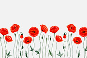 POPPY- clip art., an Illustration by ARTVracovska (Thumbnail 4 of 4)