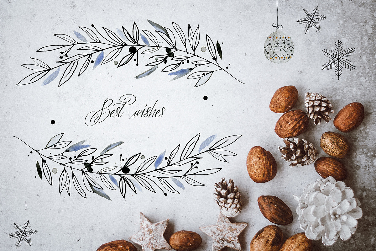 Dark Winter Bundle, an Illustration by Bibela (Photo 14 of 14)
