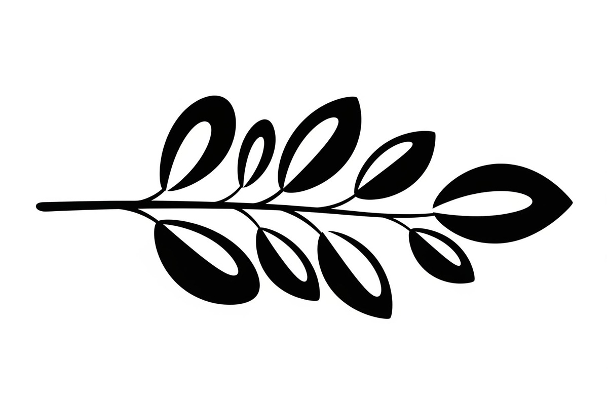 Botanical Leaf Silhouette Bundle, an Illustration by Creativeshirt (Photo 3 of 51)