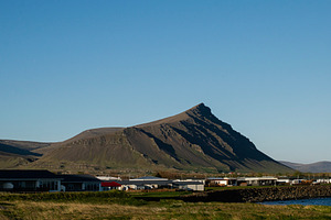 Majestic mountain view near Akranes in the scenic Icelandic countryside, a Photo by AS photostudio